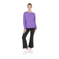 Crown of Edinburgh Cashmere Women's Premium Italian Cashmere Womens Sweater in Lavanda - 40 EU thumbnail