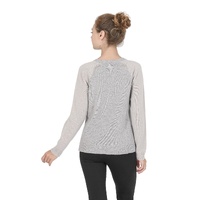 Crown of Edinburgh Cashmere Women's Premium Cashmere Round Neck Sweater in Multicolor - 40 EU thumbnail