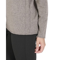 Crown of Edinburgh Cashmere Women's Premium Cashmere V-Neck Sweater in Taupe - 42 EU thumbnail