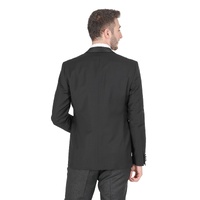 Hugo Boss Men's Black Wool Jacket in Black - 106 cm thumbnail