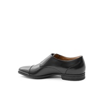 Hugo Boss Men's Black Calfskin Monk Strap Shoes in Black - 11 UK thumbnail