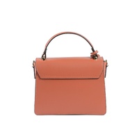 V Italia by Versace 1969 Leather Crossbody Bag with Buckle Closure Orange - One Size thumbnail