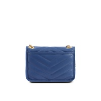 V Italia by Versace 1969 abbigliamento sportivo srl Women's Blue Leather Handbag in Blue - One Size thumbnail