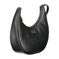 Calvin Klein Women's Elegant Black Recycled Shoulder Bag - One Size thumbnail