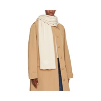 Calvin Klein Women's Cream Recycled Polyester Scarf - One Size thumbnail