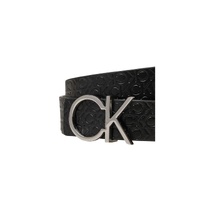 Calvin Klein Women's Black Leather Belt - 80 cm thumbnail