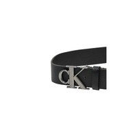 Calvin Klein Jeans Men's Black Leather Belt - 105 cm thumbnail