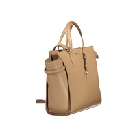 Calvin Klein Women's Chic Beige Handbag with Contrasting Details - One Size thumbnail