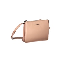 Calvin Klein Women's Chic Pink Contrasting Details Shoulder Bag - One Size thumbnail