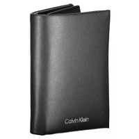 Calvin Klein Men's Black Leather Wallet - One Size thumbnail