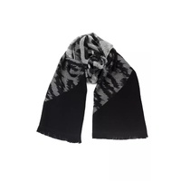 Cavalli Class Men's Elegant Animalier Fantasy Wool-Blend Scarf - One Size thumbnail
