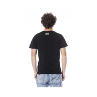 Cavalli Class Men's Black Cotton T-Shirt - L thumbnail