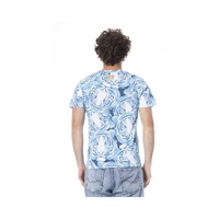 Cavalli Class Men's Light Blue Cotton T-Shirt - XL thumbnail