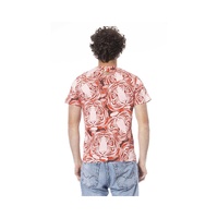 Cavalli Class Men's Red Cotton T-Shirt - M thumbnail