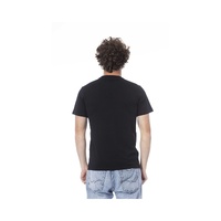 Cavalli Class Men's Black Cotton T-Shirt - L thumbnail