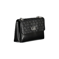 Calvin Klein Women's Black Polyester Handbag - One Size thumbnail