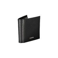 Calvin Klein Men's Black Leather Wallet - One Size thumbnail