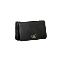 Calvin Klein Women's Black Polyester Handbag - One Size thumbnail