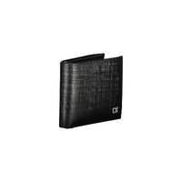 Calvin Klein Men's Black Leather Wallet - One Size thumbnail
