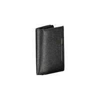 Calvin Klein Men's Black Leather Wallet - One Size thumbnail
