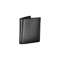 Calvin Klein Men's Black Leather Wallet - One Size thumbnail