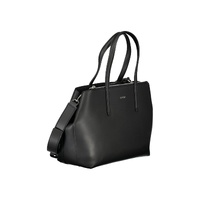 Calvin Klein Women's Black Polyester Handbag - One Size thumbnail