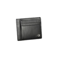 Calvin Klein Men's Black Leather Wallet - One Size thumbnail