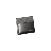 Calvin Klein Men's Black Leather Wallet - One Size thumbnail