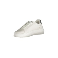 Calvin Klein Women's White Polyester Sneaker - 39 EU thumbnail