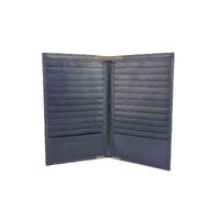 Blue Leather Cavalli Class Wallet with Card Holder Inserts One Size Men thumbnail