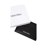 Calvin Klein Men's Black Leather Wallet - One Size thumbnail
