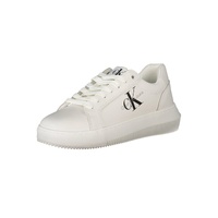 Calvin Klein Women's White Polyester Sneaker - 41 EU thumbnail