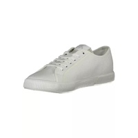 Calvin Klein Men's White Cotton Sneaker - 45 EU thumbnail