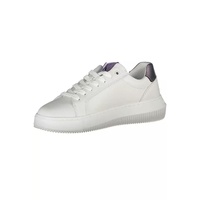 Calvin Klein Women's White Polyester Sneaker - 41 EU thumbnail