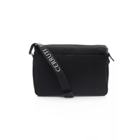 Cerruti 1881 Men's Elegant Black Crossbody Logo Bag - One Size thumbnail
