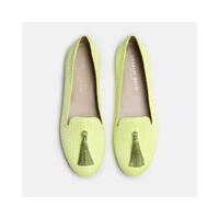 Silk Alba Loafers with Ovalina Detail and Single Cotton Tassel 38.5 EU Women thumbnail