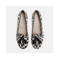 Leopard Print Silk Loafers with Tassel Detail 40 EU Women thumbnail