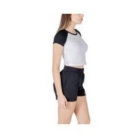 Converse Women's Black And White Cotton Tops & T-Shirt - 40 IT thumbnail