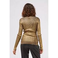 Fancy Print Long-Sleeved Sweater with Black Band 42 IT Women thumbnail