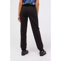 Logo Side Band Solid Color Sweatpants with Multi-Pockets and Cuffed Bottom S Women thumbnail