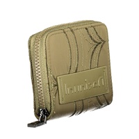 Desigual Women's Elegant Green Zip Wallet with Contrasting Details - One Size thumbnail