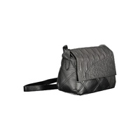 Desigual Women's Chic Contrast Detail Black Shoulder Bag - One Size thumbnail
