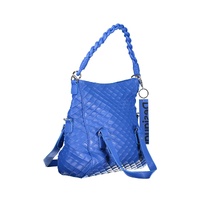 Desigual Women's Chic Blue Contrasting Detail Handbag - One Size thumbnail