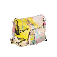 Desigual Women's Chic White Contrasting Detail Shoulder Bag - One Size thumbnail