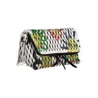 Desigual Women's Chic White Contrasting Details Handbag - One Size thumbnail