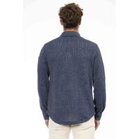 Buttoned Italian Collar Shirt with Front Pockets 50 IT Men thumbnail