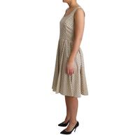 Sleeveless A-line Dress with Polka Dot Pattern 42 IT Women thumbnail