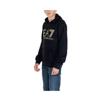 EA7 Emporio Armani Men's Black Cotton Sweater - 52 IT thumbnail