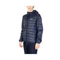 EA7 Emporio Armani Men's Blue Polyamide Jacket - 52 IT thumbnail