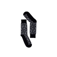 Emporio Armani Underwear Men's Black Cotton Sock - One Size thumbnail
